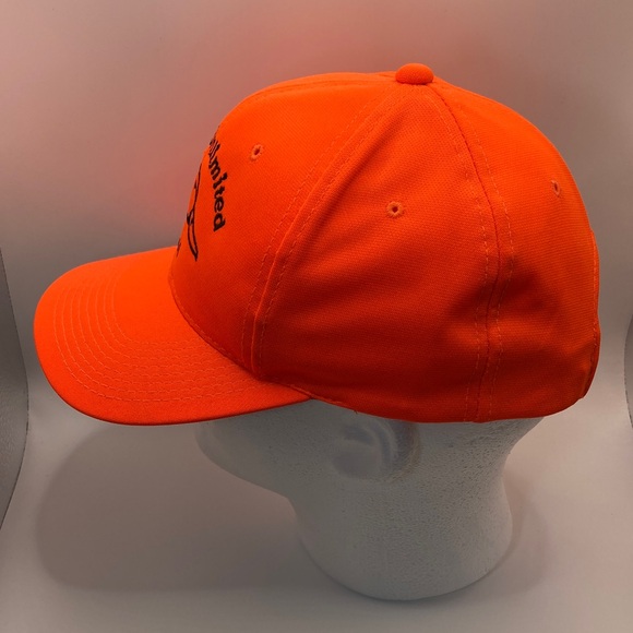Hunter Orange Ducks Unlimited hat/cap With Duck Logo - Picture 5 of 11